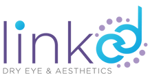 purple and blue linked logo