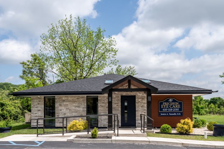 an old animal hospital was converted to a larger practice space.